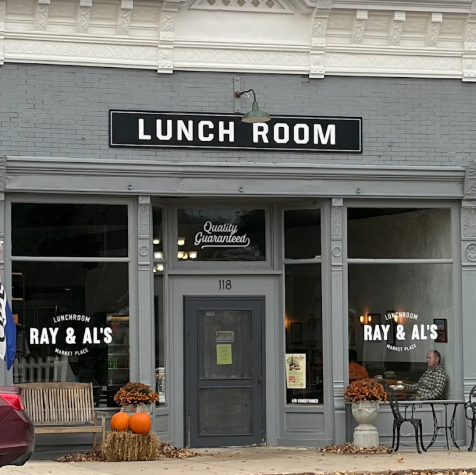 The Ray & Al’s lunch room and marketplace storefront
